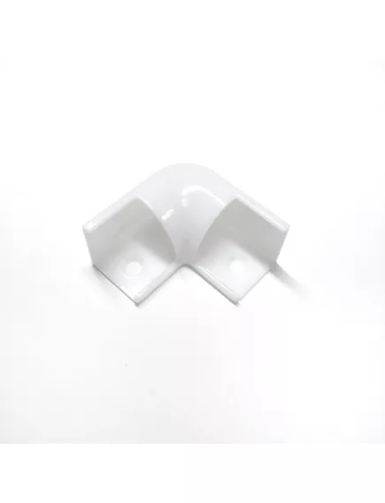Соединитель угловой 90° для профиля 16*16 - пластиковый, цвет-белый - Алюминиевый профиль для светодиодных лент  - Радиомир Саратов