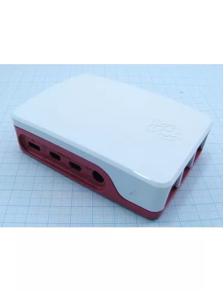 КОРПУС для Raspberry pi 4B  АБС- пластик  Цвет: бело-красный; корпус из двух частей. Есть доступ для портов:micro HDMI;аудио/видео; USB и EthernetUSB-C; разъем питания. Есть доступ к карте microSD.  крм*14570 - Raspberry - Радиомир Саратов