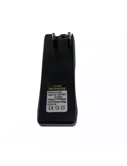 Зарядное устр-во автомат для Li-ION аккумуляторов (1-2) 10440/14500/14650/16340/16650/17650/17670/17350/18490/18500/18650, вх: AC 100-240V; ток заряда: 1000mA, в розетку, TG-008 - ЗУ автоматические для заряда разных видов АКБ - Радиомир Саратов