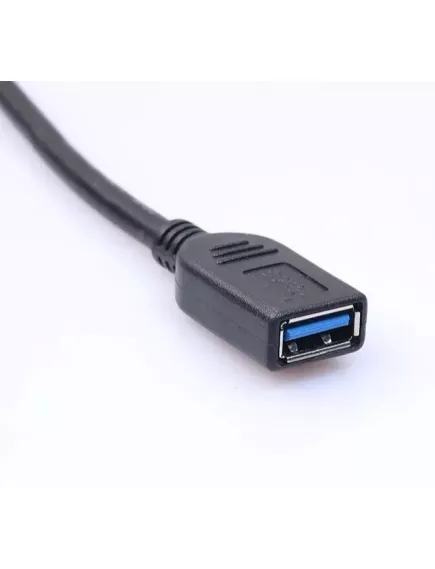 КАБЕЛЬ USB >USB AM-AF ver.3.0 2,0м УДЛИНИТЕЛЬ (USB-AF USB-AM) Черный/Синий - USB-AM x USB-AF - Радиомир Саратов