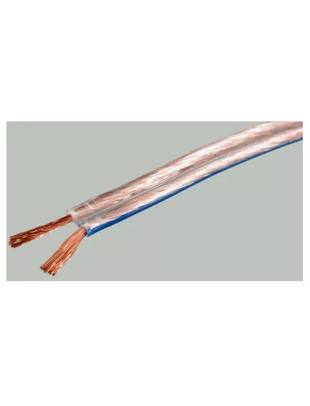 Акустический кабель Алюминий прозрачный 2X1.5 (100м) (CCA/SCC) (SCC-TR-1.50/15AWG 2х48/0.20 OD3.5х7.0mm) T -25С до +40С Гарант.кач-ва 25лет (PREMIER 25-016/REXANT 01-6206-3/REXANT 01-6206-6) - Прозрачный-Силиконовая изоляция - Радиомир Саратов