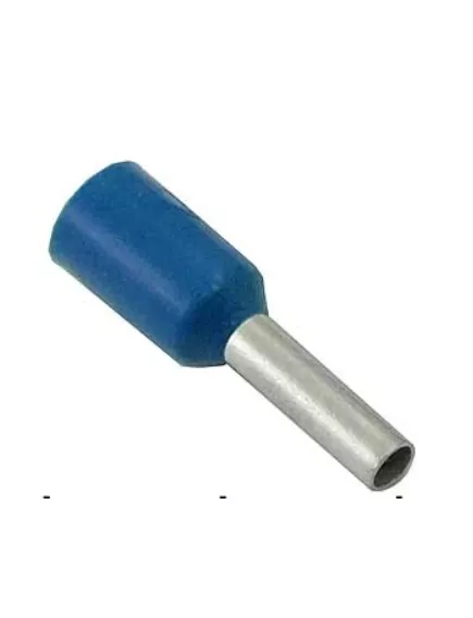Наконечник втулочный/трубчатый/гильза для кабеля   1mm2 6мм(d-наружн-1,7мм/d-внутр.-1,4мм) синий/красный/  DN01006, НШвИ(КВТ) EKF - под кабель    1mm2 (Изолированные) - Радиомир Саратов