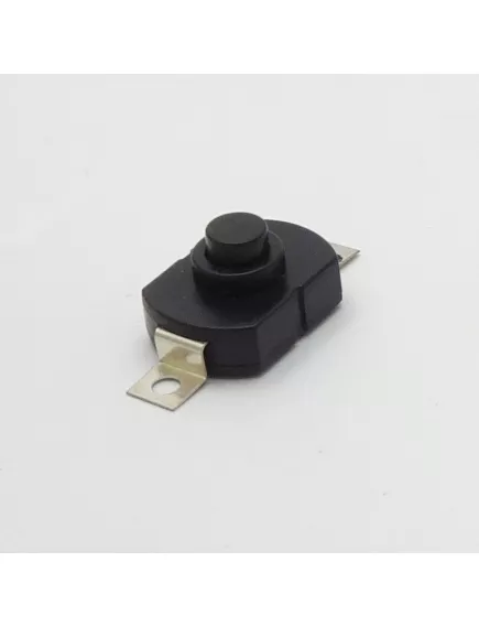 Кнопка прямоугольная для фонарика, 2pin, ON-OFF, 30V 1.0A, под пайку, 17x12мм, нормально замкнут, корпус: черный (YT-1712-KD) - Кнопки для фонариков - Радиомир Саратов