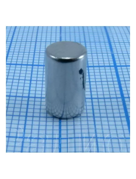 Магнит неодимовый пруток/цилиндр, 6х10мм, сила сцепления: 1.34кг, N38 - Пруток - Радиомир Саратов