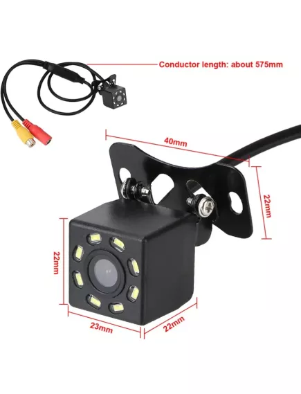 Видеокамера автомобильная ET-1588 LED/ CT19 LED 7955 solution (яркая подсветка) - Автомобильные Парковочные-Заднего вида-Универсальные - Радиомир Саратов