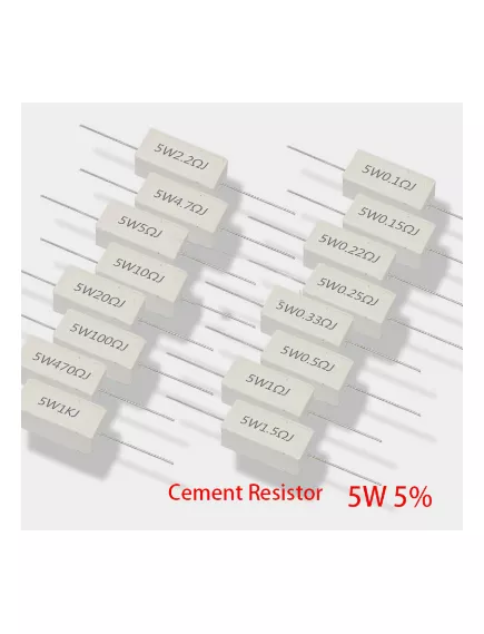 РЕЗИСТОР 5W    430 OM керамика SQP5 RX27-1 -  5W - Радиомир Саратов