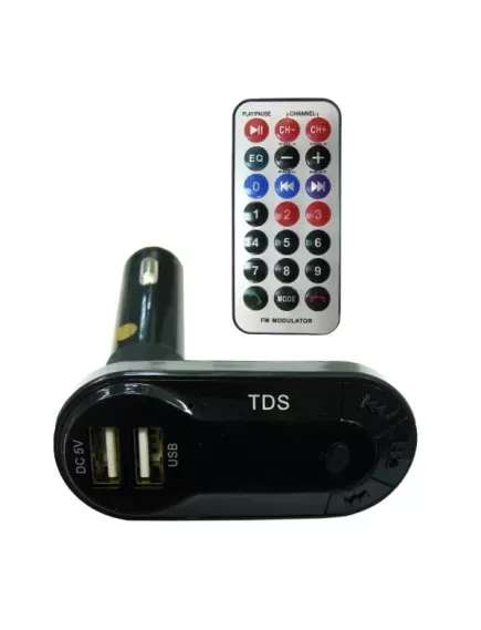 Автомобильный FM-Модулятор (трансмиттер) Орбита KСB-618 (Bluetooth 2.0/ MP3/ AUX) In:12V (авто прикур.); форм: MP3, WMA; слоты:2 x USB 5V 500mA/ microSD/3,5мм(аудио); функция Hands free; LCD-дисплей+пульт ДУ (21кн); кабель AUX в комплекте - MP3 Модуляторы - Радиомир Саратов