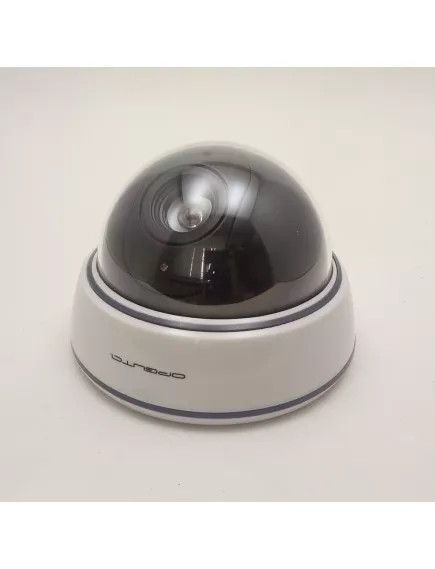 Муляж видеокамера купольная Орбита OT-VNP11( AB-1500) 1 красный LED мигающий  КОРПУС-белый/черный  питание:3 x AA (не входят в комп) 130*90 мм - Муляж Видеокамеры - Радиомир Саратов