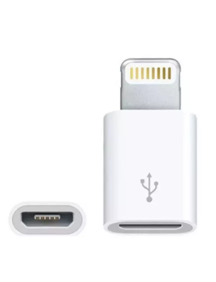 ПЕРЕХОДНИК Lightning (штекер) / microUSB (гнездо) - USB переходники - Радиомир Саратов