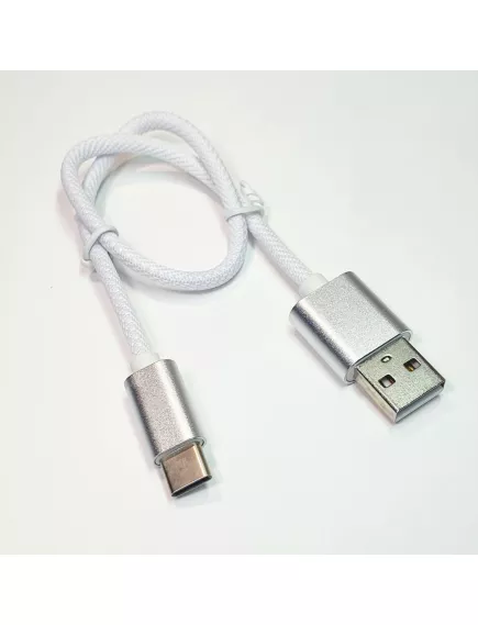 КАБЕЛЬ USB-AM x Type-C (штекер) 0.3М AWEI CL-85; Круглый; изоляция-ткань; d=3мм; цв: Розовый/Серый; в коробке -  0.3M - Радиомир Саратов