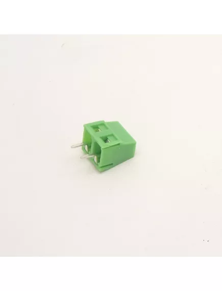 Клеммник винтовой (терминальный блок) XY304V-A-02P 350-021-14 (ED350V-02P) GS002S-5.0-02P (шаг 5,0mm) лифт на плату зеленый - 2pin - Радиомир Саратов