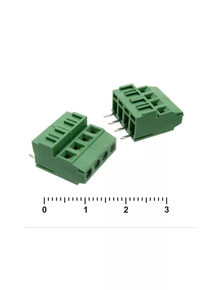 Клеммник винтовой(терминальный блок): XYEEK381-4 4pin (шаг 3,81mm) -  шаг 3.81мм - Радиомир Саратов