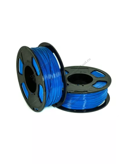 Материал для печати для 3D принтера Филамент Geek Filament PETG JUNIOR. AZZURE / СИНИЙ / 1.75 мм 1кг   T плавления в диап. 215°С-225°С ; Предел прочности:31 МПа/ на разрыв	 27 Мпа; удлинение при разрыве 3.1 %; Твердость по Шору- 72;  упак: 205 х 215 х 75  - PETG материал для 3D печати. - Радиомир Саратов