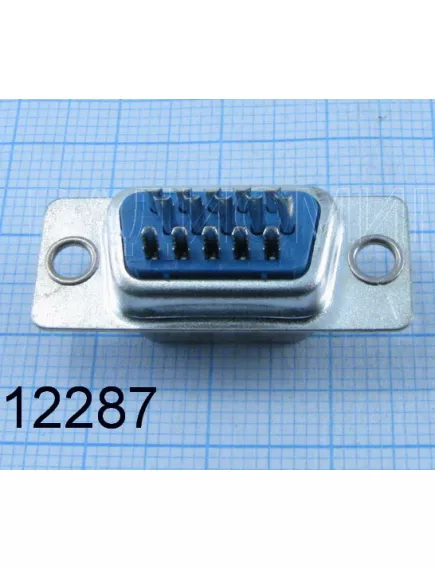 DHS-15M (вилка 15pin) 12287 VGA (на кабель) - Штекер - Радиомир Саратов