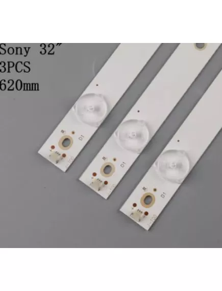 Светодиодная планка для подсветки ЖК панелей 32" 3V (7линз) GJ-2K16 D2P5-315 - 3V - Радиомир Саратов