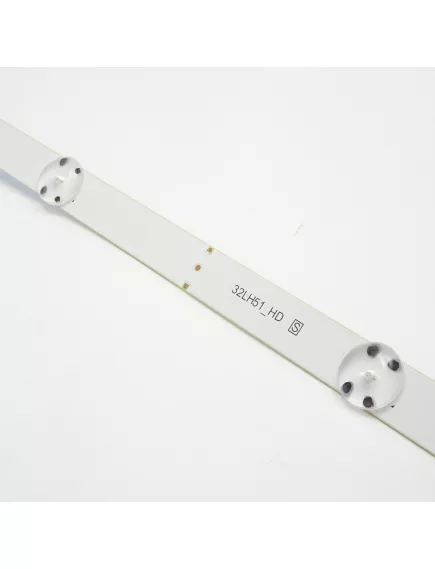 Светодиодная планка для подсветки ЖК панелей 32" 3V (5линз) SSC_32inch_HD_REV05 (590 мм 5 линз) LG Innotek  (Марк. 32LH51_HD) Uпит., платформа алюмин - 3V - Радиомир Саратов