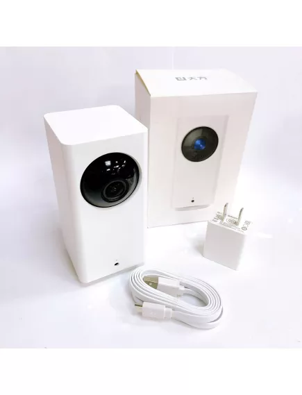 Видеокамера IP XIAOMI Mi Mijia PTZ Smart Camera DF3 (Dafang Generous) 1920х1080р; 2Mp; Wi-Fi 802.11 b/g/n, 2.4 ГГц; Запись на карту памяти ( MicroSDHC до 32Гб/облако); угол обзора 120-360° (поворотн.);совместимость: Android и  iOS; Пит.5V/ 2А (MicroUSB в  - Видеокамеры Wi-Fi - Радиомир Саратов