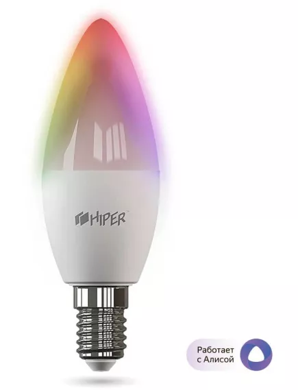 Умная LED лампочка Wi-Fi HIPER IoT C1 RGB - Управление "умным" домом - Радиомир Саратов