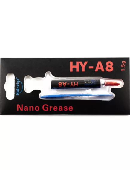 ПАСТА ТЕПЛОПРОВОДНАЯ   1.5гр. HY-A8-k Nano Grey (шприц)Теплопроводность : > 5.6 W/m-K - Паста Теплопроводная (Термопаста) - Радиомир Саратов