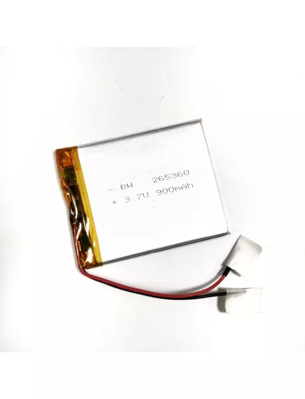 АККУМУЛЯТОР LP 265360-PCM (60х53х2,6мм) 3,7v 900mAh Li-Pol (с платой защиты- PCM), (элемент) провода под пайку - С платой защиты - Радиомир Саратов