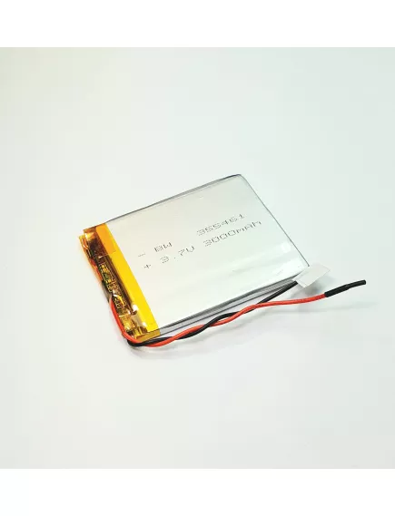 АККУМУЛЯТОР LP 355461-PCM (61х54х3,5мм) 3,7v 3000mAh Li-Pol (с платой защиты- PCM), (элемент) провода под пайку - С платой защиты - Радиомир Саратов