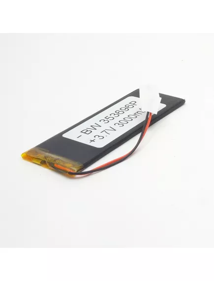 АККУМУЛЯТОР LP 353696-PCM (96х53х3,5мм) 3,7v 3000mAh Li-Pol (с платой защиты- PCM), (элемент) провода под пайку - С платой защиты - Радиомир Саратов