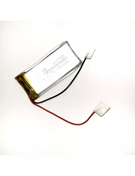 АККУМУЛЯТОР LP 332758-PCM (58х27х3,3мм) 3,7v 400mAh Li-Pol (с платой защиты- PCM), (элемент) провода под пайку - С платой защиты - Радиомир Саратов