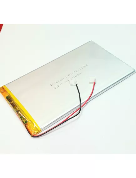 АККУМУЛЯТОР LP 3370124-PCM (124х70х3,3мм) 3,7v 4100mAh Li-Pol (с платой защиты- PCM), (элемент) провода под пайку - С платой защиты - Радиомир Саратов