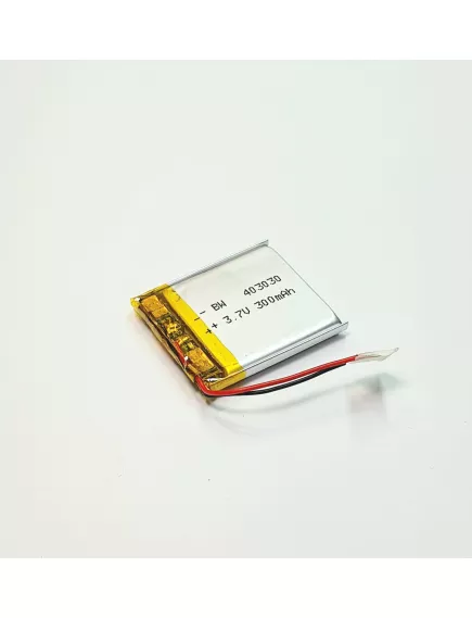 АККУМУЛЯТОР LP 403030-PCM (30х30х4,0мм) 3,7v 300mAh Li-Pol (с платой защиты- PCM), (элемент) провода под пайку - С платой защиты - Радиомир Саратов