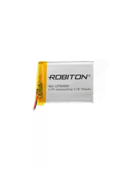 АККУМУЛЯТОР LP 303848-PCM (48х38х3,0мм) 3,7v 500mAh Li-Pol (с платой защиты- PCM),  ROBITON LP304560-PCM - С платой защиты - Радиомир Саратов