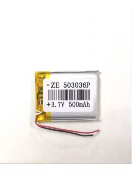 АККУМУЛЯТОР LP 503036-PCM (36х30х5,0мм) 3,7v 500mAh Li-Pol (с платой защиты- PCM), (элемент) провода под пайку - С платой защиты - Радиомир Саратов