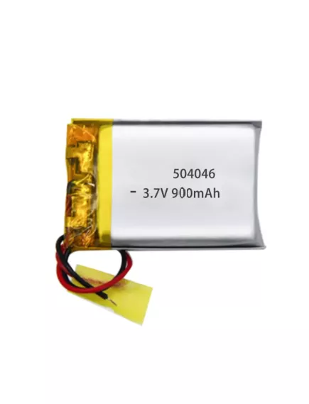 АККУМУЛЯТОР LP 504046-PCM (46х40х5,0мм) 3,7v 900mAh Li-Pol (с платой защиты- PCM), (элемент) провода под пайку (PoliCell) - С платой защиты - Радиомир Саратов