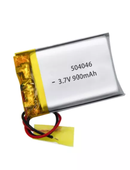 АККУМУЛЯТОР LP 504046-PCM (46х40х5,0мм) 3,7v 900mAh Li-Pol (с платой защиты- PCM), (элемент) провода под пайку (PoliCell) - С платой защиты - Радиомир Саратов