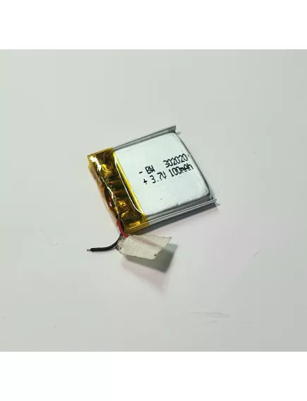 АККУМУЛЯТОР LP 302020-PCM (20х20х3,0мм) 3,7v 100mAh Li-Pol (с платой защиты- PCM), (элемент) провода под пайку - С платой защиты - Радиомир Саратов