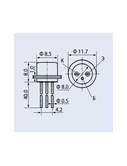 Транзистор МП39 - Германиевые - Радиомир Саратов