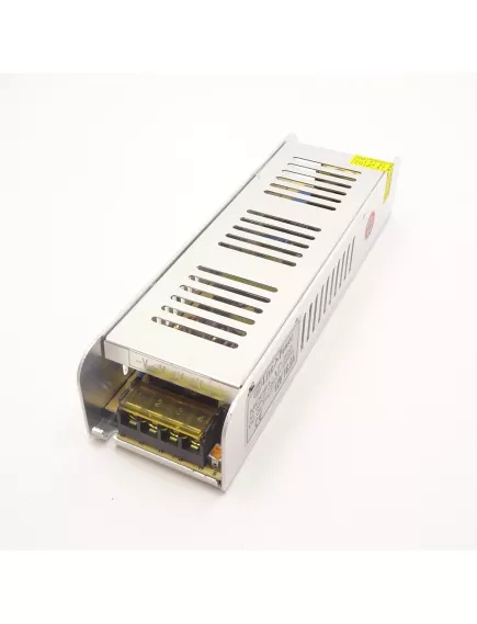 Блок питания для св/д техники, 12V, 16.7A, 200W, разъем под болт, Strait (узкий), 198x57x39мм, IP22, вх: AC 110-240V, вх. разъем: разъем под болт, металл LP12200 - 16.5 - 42A 12V ( 200-500W) IP20-IP67  Блоки пит.для св/д техники - Радиомир Саратов