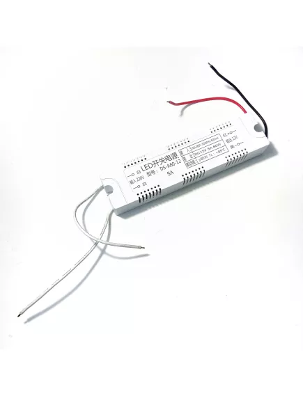 Блок питания для св/д техники, 12V, 5.0A, 60W, разъем под болт, Strait (узкий), 160x40x30мм, IP20, вх: AC 220-250V, вх. разъем: разъем под болт, металл APEYRON/OGM PS3-47 -  1 - 6.25A 12V ( <75W)  IP20-IP67 Блоки пит.для св/д техники - Радиомир Саратов