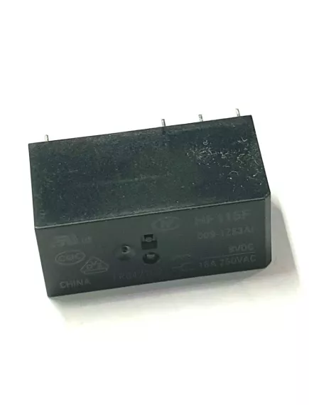 Реле э/м DC9V 16A 8pin, пайка (PCB), Контакты: 1 перекл.группа (1С) (16A/; 16A/250VAC) 29x12x15мм (HONGFA HF115F 009-1ZS3AF) 2гр. в параллель -   9V Рабочее напряжение реле - Радиомир Саратов