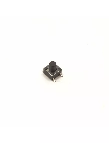 Микрокнопка квадратная тактовая, 4pin, 6x6x6,5мм, L=3,5мм, SMD (№130) - Микрокнопки тактовые - Радиомир Саратов