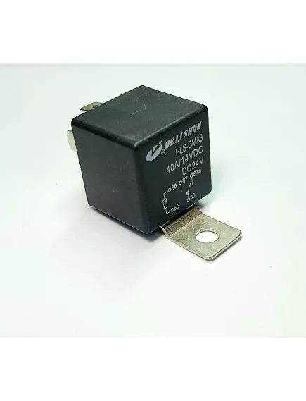 РЕЛЕ DC24V 40A 5PIN 49139 (30A/40А/14VDC) Контакты- 1C, 1группа, под клеммы; габар: 28х28х26мм (+16мм) TIANBO TRV4-L-24V-Z-F автомобильное (TRV4-24V-Z-F/ аналог HLS-CMA3 ) - 40А-80A/24VDC (ток /раб.напряж. реле) - Радиомир Саратов