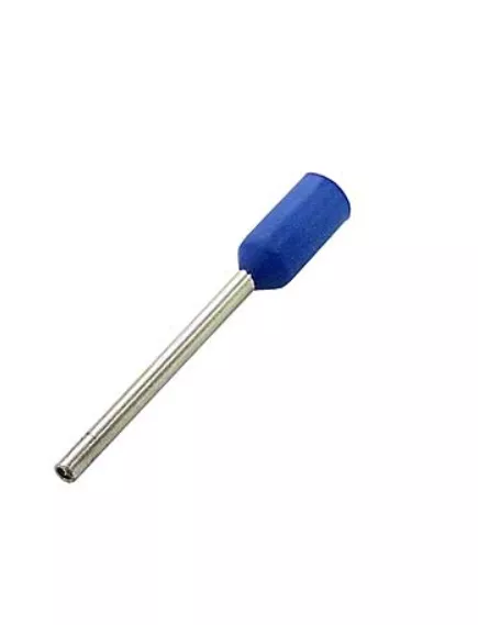 Наконечник втулочный/трубчатый/гильза для кабеля   0.25mm2 (24AWG) 8мм (d-наружн-1,1мм/d-внутр.-0,8мм) синий/красный/белый DN00208, НШвИ(КВТ) EKF - под кабель     0.25mm2 (Изолированные) - Радиомир Саратов