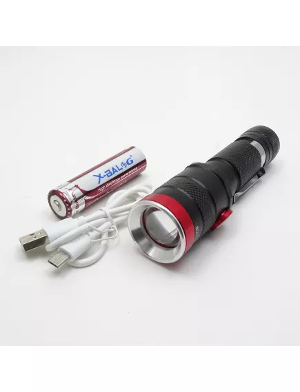 Фонарь св/диодный (зарядка от USB) 1LED "BL-736-T6"; на CREE LED XML-T6, ZOOM;"чудо-кнопка", Режимы: Яркий (Вкл-Выкл);  Удержание кнопки - Диммер (изменение яркости) 100% > 10%;Двойной клик - Сигнальный (стробоскоп) ; IP-65; питание: аккумулятор 18650+ ка - Ручные св/д фонари - Радиомир Саратов