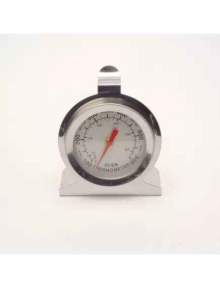 Термометр для духового шкафа (RT-100/ТБД) габар: 60x60мм на подставке 34x61мм  Диап. измер.t: -50...300°С (±0,1°С); корпус:нержавеющая сталь; крючок для подвешивания на решётку - Термометры для бытовой техники - Радиомир Саратов