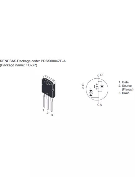 Транзистор полевой   7A 2SK1058, 160V, 7A, 100W / N-FET TO3P - Транзисторы  имп. полевые N-FET - Радиомир Саратов