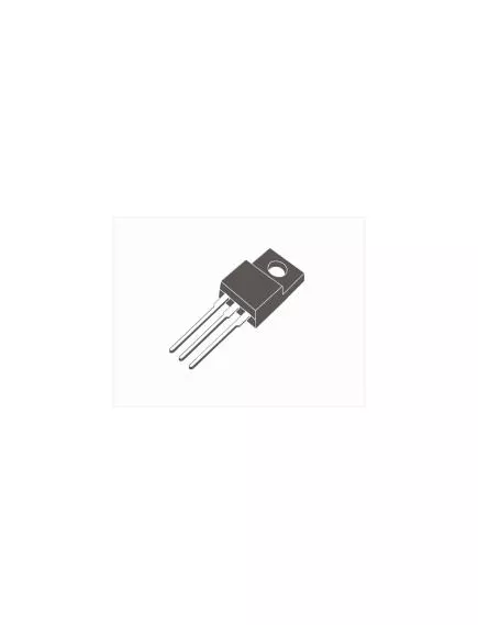 Транзистор биполярный 2SC6093 (маркировка C6093)  - Power NPN Transistor, 1500V, 5A, 25W, TO220F - Транзисторы  имп. биполярные N-P-N Строчные - Радиомир Саратов