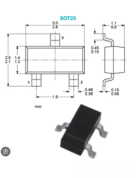 Транзистор SI2306DS (Марк A6) (Марк. A6sHB) (код A6) SMD SOT23 - Транзисторы  имп. полевые N-FET SMD - Радиомир Саратов