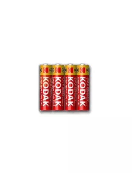 БАТАРЕЙКА R06 (AA/ MN1500) 1,5V KODAK  Цинковая ЦЕНА ЗА УПАКОВКУ 4 ШТ Для приборов с низким потреблением энергии, таких как механизированные игрушки, фонарики, калькуляторы, портативные игровые консоли, пульты дистанционного управления и т. д. - Солевые, угольно-цинковые батарейки - Радиомир Саратов