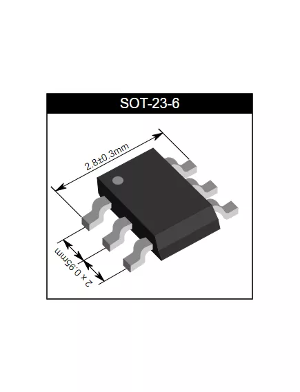 Микросхема STI3508 (марк. S35....) 2A, 2-24V, 1 Mhz Понижающий DC/DC конвертер SMD SOT23-6 - Микросхемы DC/DC Converter - Радиомир Саратов