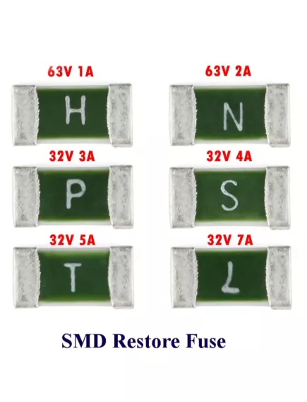 ПРЕДОХРАНИТЕЛЬ ЧИП 1206 2A 63V (марк. N) (BFS1206-2000T/N) (3,2х1,6мм) - Предохранители SMD 1206 6-60V, 3.0х1.5мм - Радиомир Саратов