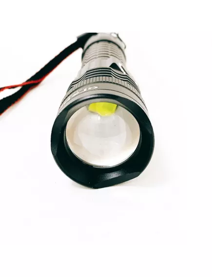 Фонарь св/диодный  "ОГОНЬ H-370-P70" 1 LED (P70) 1 реж свечения+ZOOM; Дальность свечения - до 1000 м; пит: Li-ion аккум 18650 5200mAh / 3.7V; Кнопка ВКЛ/ВЫКЛ; провод USB-TypeC для зарядки (в компл); - Ручные св/д фонари - Радиомир Саратов